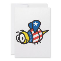 usa patriotic bee invitations
