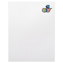usa patriotic bee custom letterhead