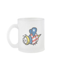 usa patriotic bee mug