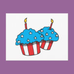 USA patriotic cupcakes