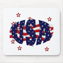 USA-Patriotic Mouse Mat