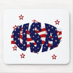 USA-Patriotic Mouse Mat