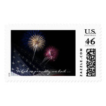 USA Patriotic Postage Stamp