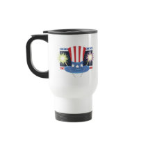 USA - Patriotic Sparklers and Hat Coffee Mugs