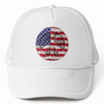 USA Peace Flag hats