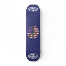 USA Peace Skateboard