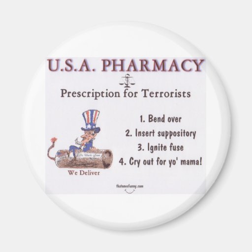 USA Pharmacy Magnets