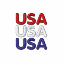 USA Red, White, and Blue Hoodie embroidered shirts by AuntBetsy USA Red, White, and Blue Hoodie embroidered shirts