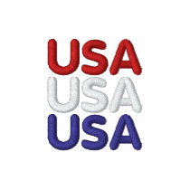 USA Red, White, and Blue Hoodie embroidered shirts by AuntBetsy USA Red, White, and Blue Hoodie embroidered shirts