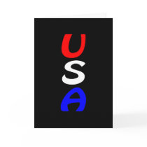 USA Red, White & Blue Card by annaleeblysse USA Red, White & Blue Card