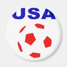 usa retro soccer t shirt magnets