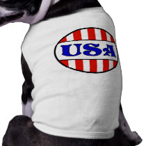 USA Retro Style Pet T-shirt pet clothing