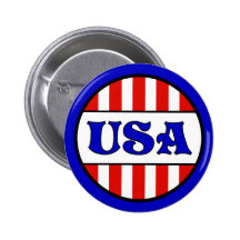 USA Retro Style Pins