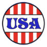 USA Retro Style Sticker
