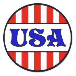 USA Retro Style Stickers