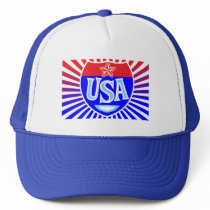 USA road cap hats