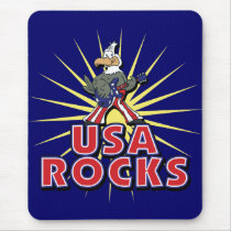 USA Rocks Eagle mousepads
