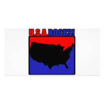 USA Rocks! photo cards