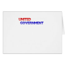 USA. Ruling the world so the people don't have to. Greeting Card