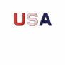 USA RWB Embroidered Classic White Polo Shirt