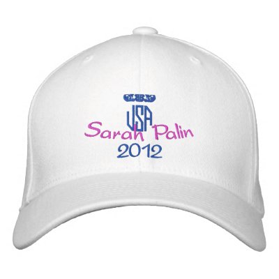 USA Sarah Palin 2012 Embroidered Baseball Cap by samack