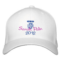 USA Sarah Palin 2012 embroidered hats