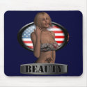 USA Sexy Pinup Girl Next Door Patriotic Mousepad by sexyshirts2 USA Sexy Pinup Girl Next Door Patriotic Mousepad