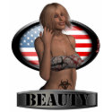 USA Sexy Pinup Girl Patriot Polo American Pride t-shirts