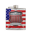 USA Shield Flask