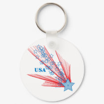 USA Shooting Star keychains