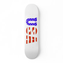 USA Skateboard by All50States USA Skateboard
