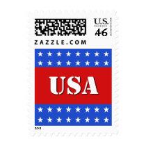 USA Small Postage Stamp by mariannegilliand USA Small Postage Stamp