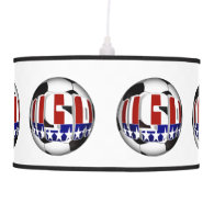 USA Soccer Ball Pendant Lamps
