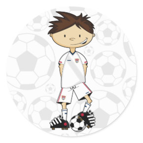 USA Soccer Boy Sticker sticker