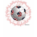 USA Soccer Flagball Ladies Ringer T shirt