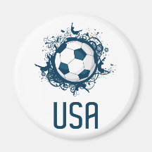 USA Soccer Fridge Magnet