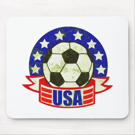 USA Soccer Futbol Mouse Pads