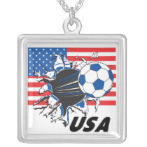 USA Soccer Necklace Gifts necklaces