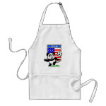 This adorable little panda is too cute! He's featured in front of a large flag from the United States of America and ready to play football and score some goals. This cute design is perfect for football players and soccer fans.