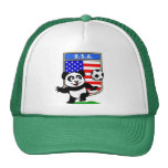 USA Soccer Panda Trucker Hat
