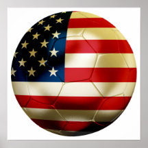 USA Soccer Poster