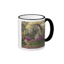 USA, South Carolina, Charleston. Cypress Trees 2 Mugs