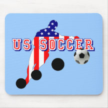 USA sports gifts - American United States flag Mousepads