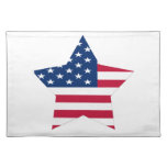 USA Star American Flag Place Mats