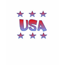 USA Star Kids T-Shirt by mariannegilliand USA Star Kids T-Shirt