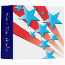 USA Stars and Stripes Binder binders
