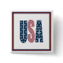 USA Stars and Stripes Button