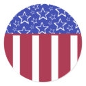 USA Stars And Stripes Flag Sticker