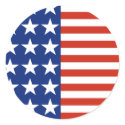 USA Stars And Stripes Flag Sticker