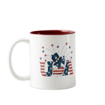 USA Stars and Stripes T-shirts and Gifts mugs